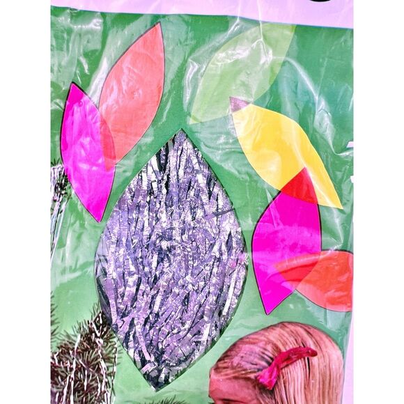 VTG Christmas Tree Silver Tinsel 1100 Icicles Doubl-Glo 18" Long New Open Wrap - Picture 6 of 13